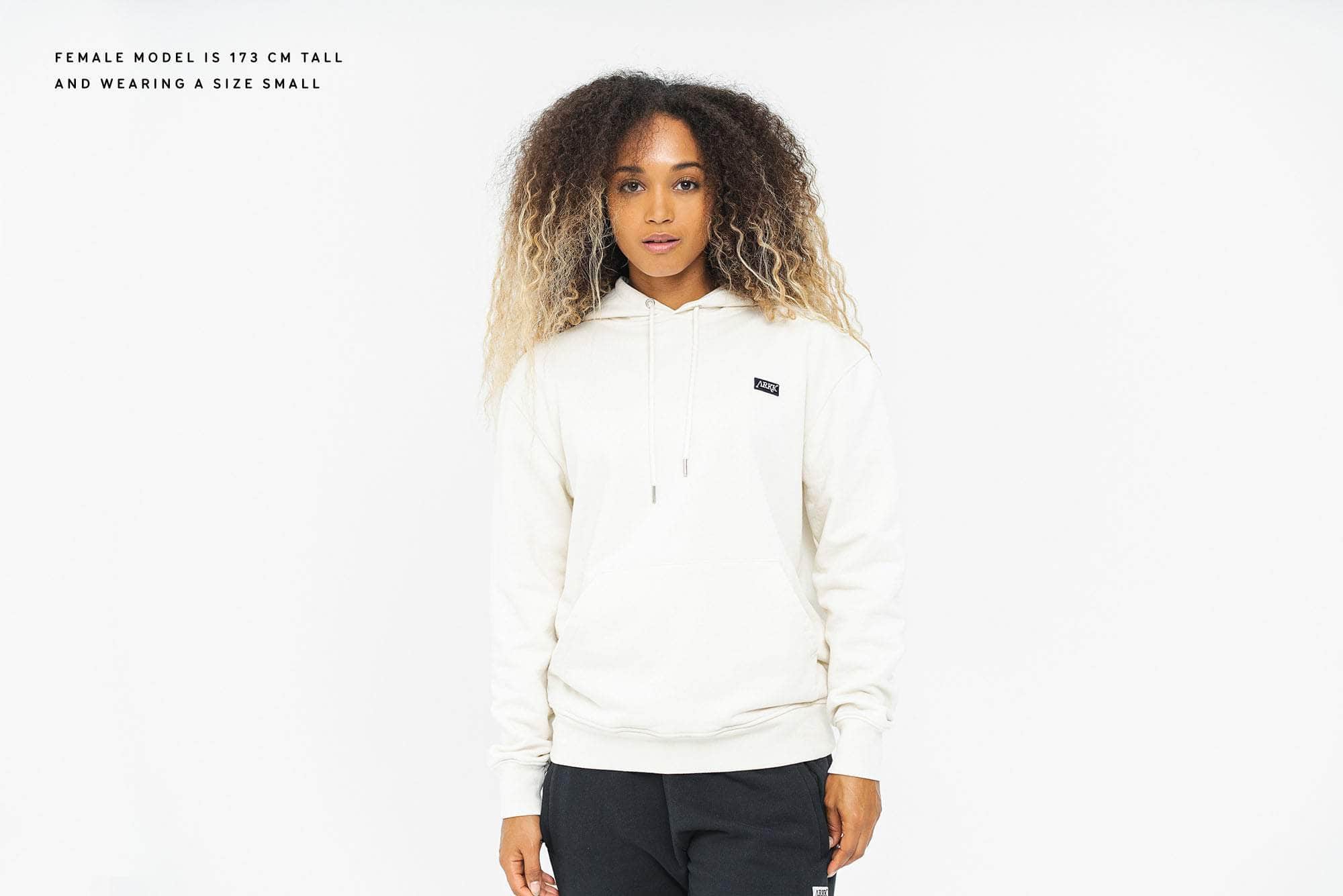 ARKK Apparel ARKK Box Logo Hoodie | Winther White Hoodie